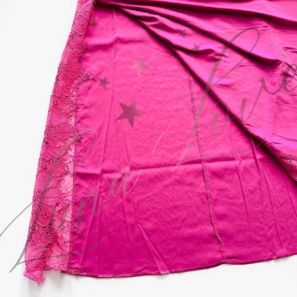 FOR LOVE & LEMONS Casey Maxi Dress in Pink NWT - Picture 6 of 11